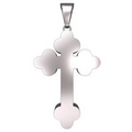 Sterling Silver Cross Pendant, 3/4" X 1.7mm Sterling Silver Cross Pendant, 3/4" X 1.7mm Sterling